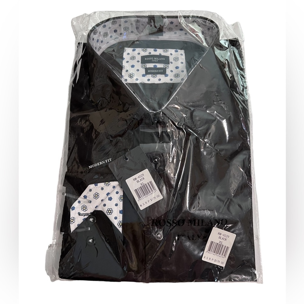 🌟NWT🌟 Rossi Milano Men’s Dress Shirt - Modern Fit XL